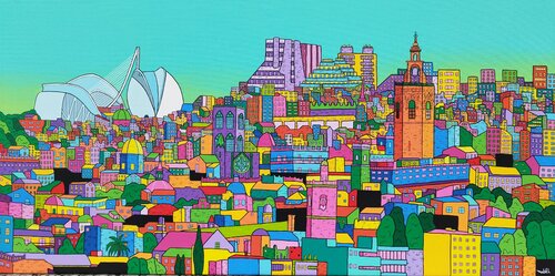 Valencia by Mabel Blasco, Painting for Sale on Singulart