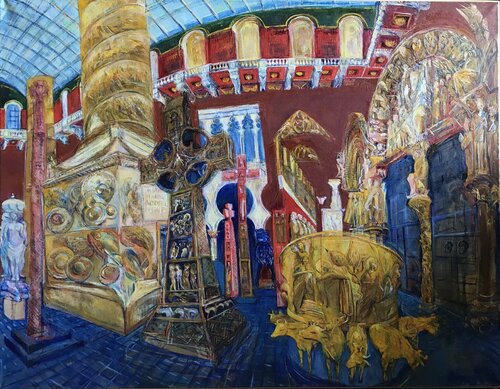 Victoria & Albert Museum Cast Court, London von Phoebe Cope, Malerei kaufen auf Singulart