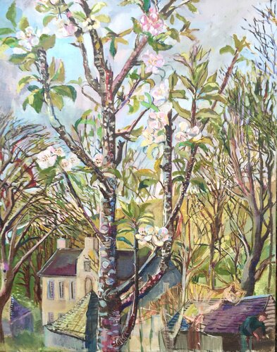 Apple Blossom, fencing von Phoebe Cope, Malerei kaufen auf Singulart