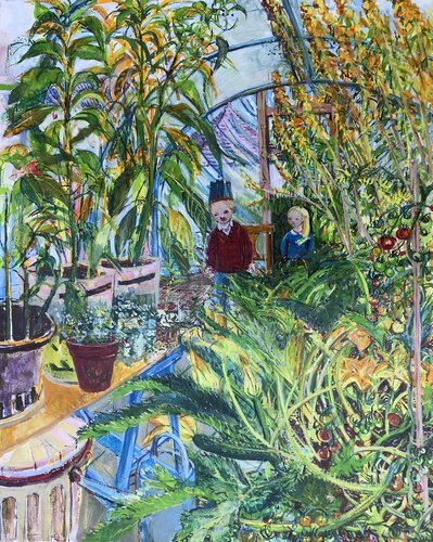 The Polytunnel van Phoebe Cope, Schilderij te koop op Singulart