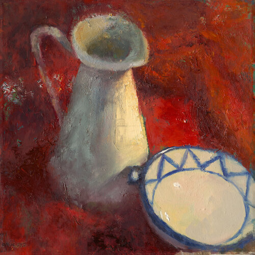 pitcher and bowl di Ayelet Polak, Pittura in vendita su Singulart