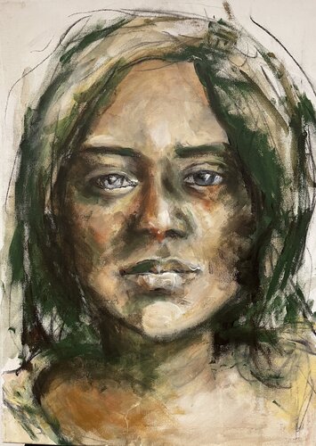 La fille pauvre van Hana Sebel, Schilderij te koop op Singulart