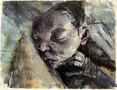 Vulnérable by Hana Sebel, Painting for Sale on Singulart