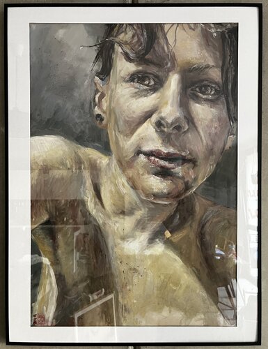 Présence pure van Hana Sebel, Schilderij te koop op Singulart