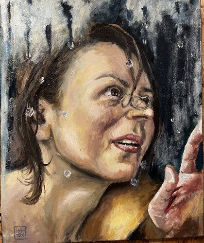 Faire partie du monde van Hana Sebel, Schilderij te koop op Singulart