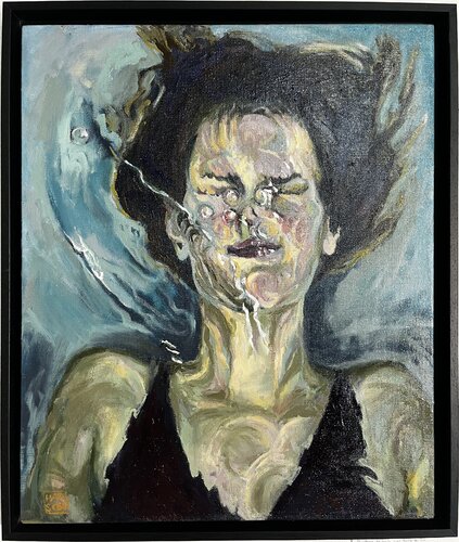 Silence intérieur van Hana Sebel, Schilderij te koop op Singulart