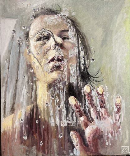 L’instabilité du visible van Hana Sebel, Schilderij te koop op Singulart