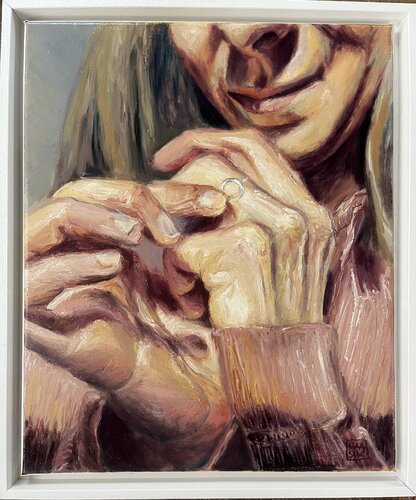 Presence tactile von Hana Sebel, Malerei kaufen auf Singulart