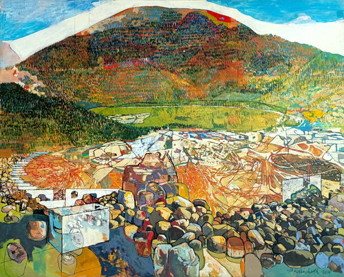 PDT 1/2014 Contramarca y montaña von IGNACIO KLINDWORTH, Malerei kaufen auf Singulart