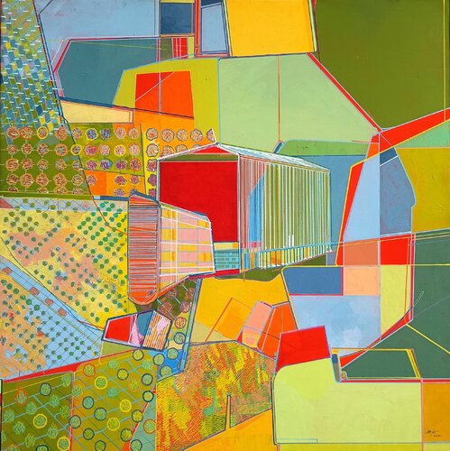 SAT 2/2022 Agricultura y Tecnología di IGNACIO KLINDWORTH, Pittura in vendita su Singulart