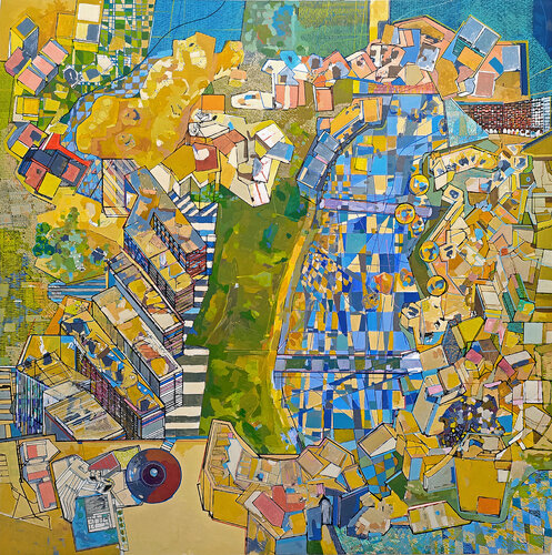SPU 1/2022 Serie Paisajes Urbanos. Badajoz van IGNACIO KLINDWORTH, Schilderij te koop op Singulart