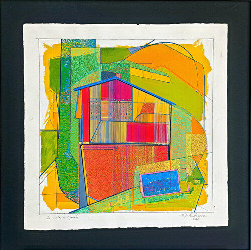 SCJ 2/2020 OP Caseta y Jardín van IGNACIO KLINDWORTH, Schilderij te koop op Singulart