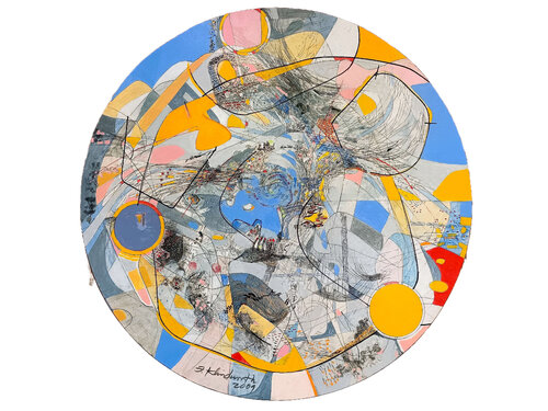 SGR 1/2009 Direcciones del agua by IGNACIO KLINDWORTH, Painting for Sale on Singulart