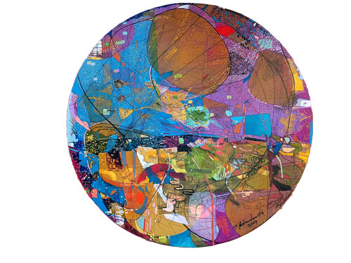 SPU 1/2009 Vuelo nocturno sobre Madrid by IGNACIO KLINDWORTH, Painting for Sale on Singulart