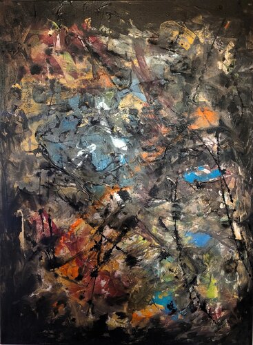 Choreografie des Chaos von Gudrun Dapont, Malerei kaufen auf Singulart