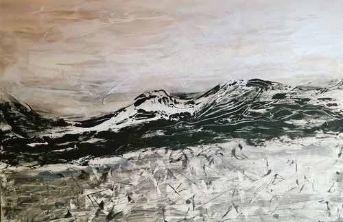 Wo die Zeit den Atem anhält di Gudrun Dapont, Pittura in vendita su Singulart