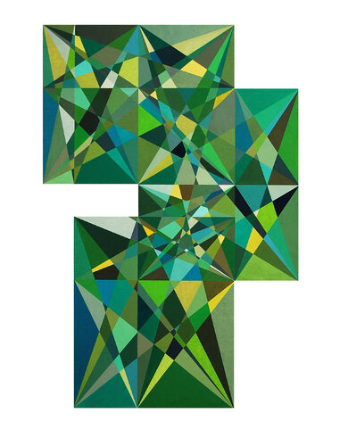 Green Hell / Infierno verde par Pedro Mora Frutos, Peinture en vente sur Singulart