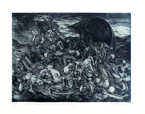 Mare Liberum / Hommage a Gericault by Hartmut Hornung, Print for Sale on Singulart