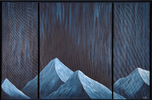 NORTHERN LIGHTS von Antigoni Pagona, Malerei kaufen auf Singulart