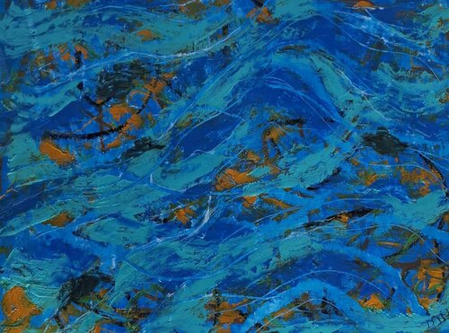 Creekbed Flow by Dawn Lim, 종이 for Sale on Singulart
