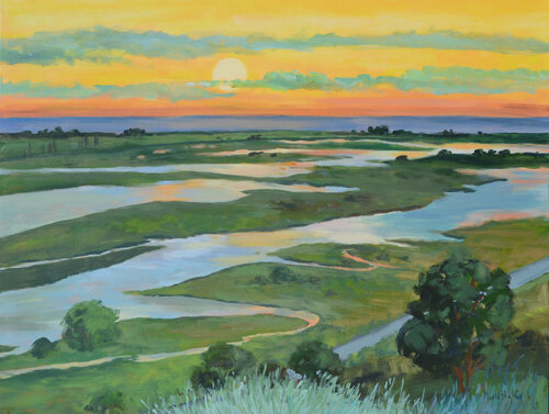 The view from the top van Marietta Cohen, Schilderij te koop op Singulart