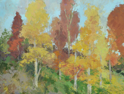 Autumn in Austin van Marietta Cohen, Schilderij te koop op Singulart