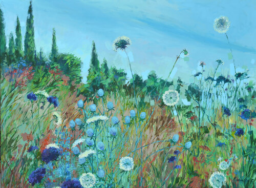 Wildflowers valley van Marietta Cohen, Schilderij te koop op Singulart