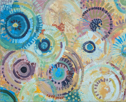 Abstract circuls van Marietta Cohen, Schilderij te koop op Singulart