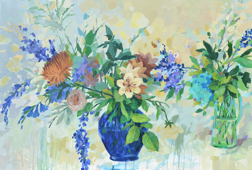 Blue vase van Marietta Cohen, Schilderij te koop op Singulart