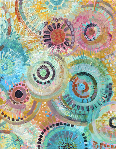 Abstract circls_2 van Marietta Cohen, Schilderij te koop op Singulart