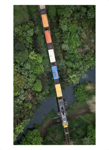Nude and train von John Crawford, Fotografie kaufen auf Singulart