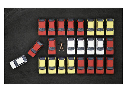 Nude and twenty four cars von John Crawford, Fotografie kaufen auf Singulart
