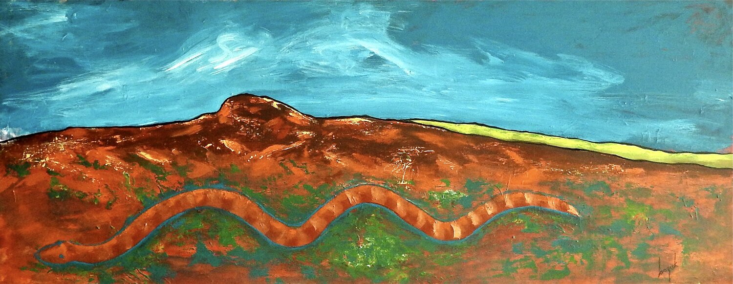 Rainbow serpent Barbara Laszuk