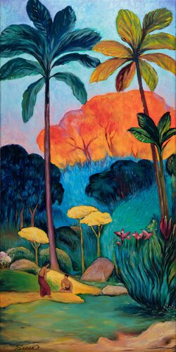 Walking in the Wilderness by Suren Ter-Avakian, Painting for Sale on Singulart