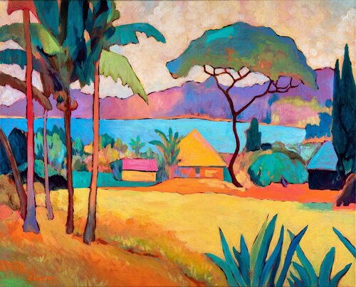 Bay View with Palms von Suren Ter-Avakian, Malerei kaufen auf Singulart
