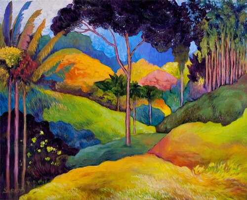 In the Quiet Beyond Vasco Hill van Suren Ter-Avakian, Schilderij te koop op Singulart