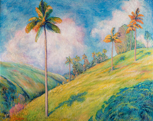 Light Over San Vicente Hills by Suren Ter-Avakian, Painting for Sale on Singulart