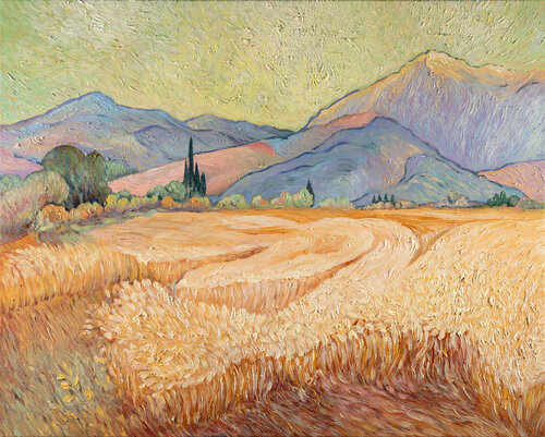 Vasco Hills in Late Summer van Suren Ter-Avakian, Schilderij te koop op Singulart