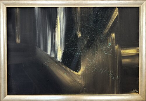 Golden night di milan sopko, Pittura in vendita su Singulart