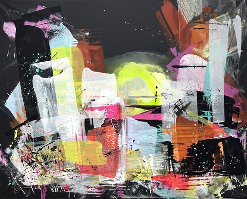 Night energy von milan sopko, Malerei kaufen auf Singulart