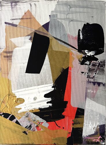 The guy with the flag van milan sopko, Schilderij te koop op Singulart