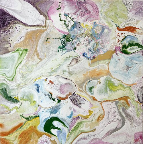 Soft garden by milan sopko, Painting for Sale on Singulart