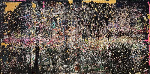 Blacky pink by milan sopko, Painting for Sale on Singulart
