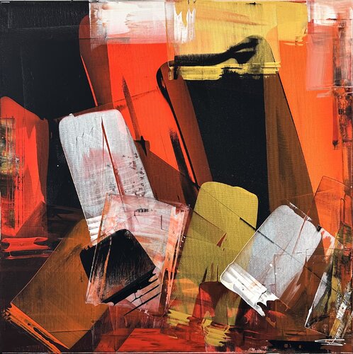 Red fire van milan sopko, Schilderij te koop op Singulart