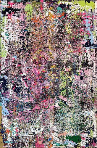 Pink vibe di milan sopko, Pittura in vendita su Singulart