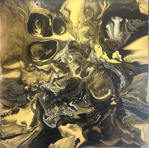Golden sea van milan sopko, Schilderij te koop op Singulart