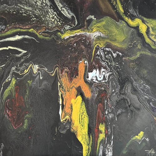 Jungle in the night von milan sopko, Malerei kaufen auf Singulart