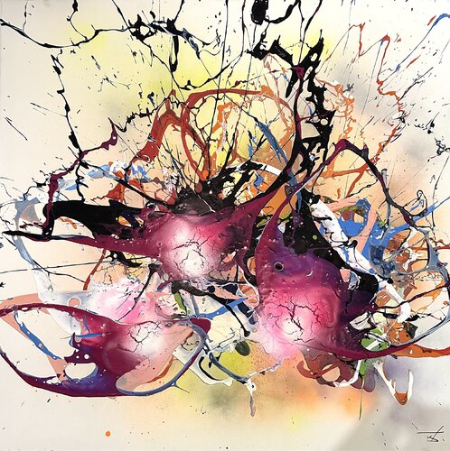 Galapagos on fire van milan sopko, Schilderij te koop op Singulart