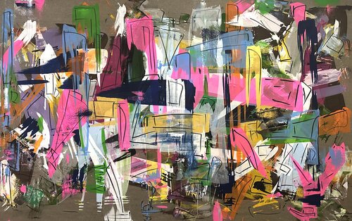 Kids dream par milan sopko, Peinture en vente sur Singulart