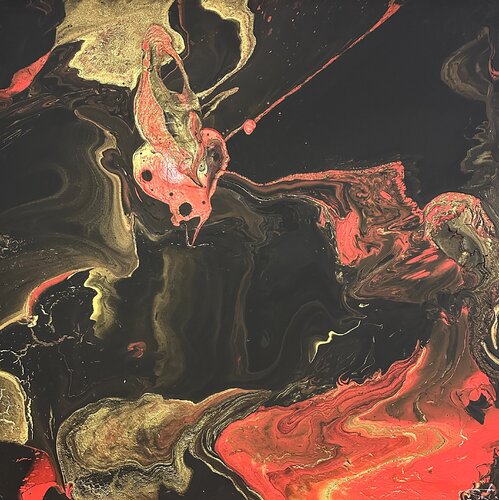 Golden red van milan sopko, Schilderij te koop op Singulart